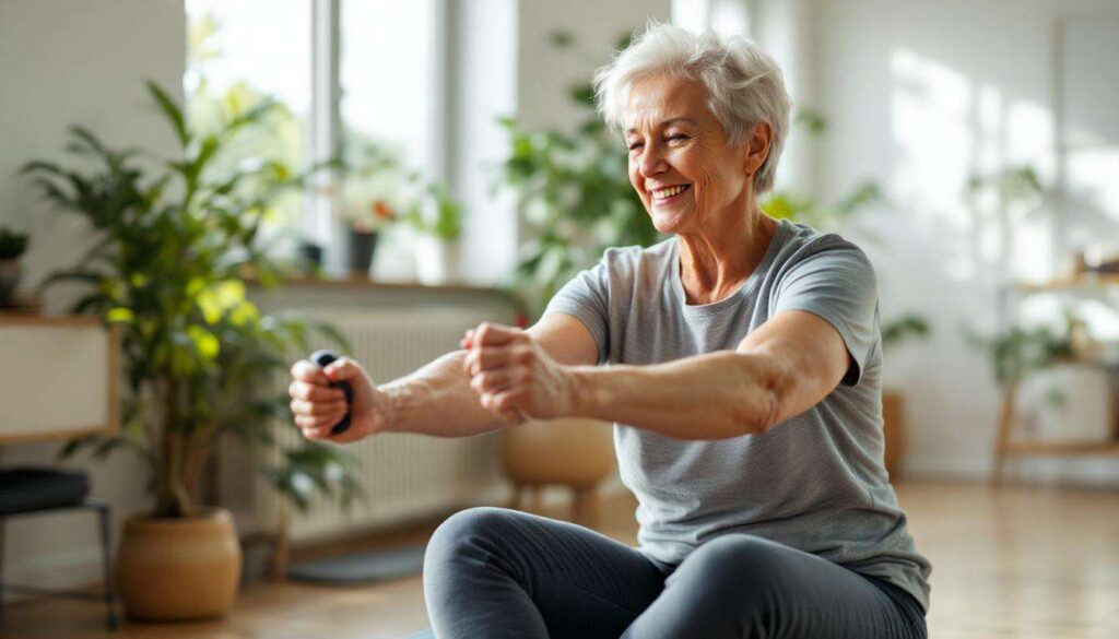 Bras chauve-souris après 60 ans : cet accessoire de Pilates à moins de 30€ chez Decathlon est idéal pour tonifier ses bras