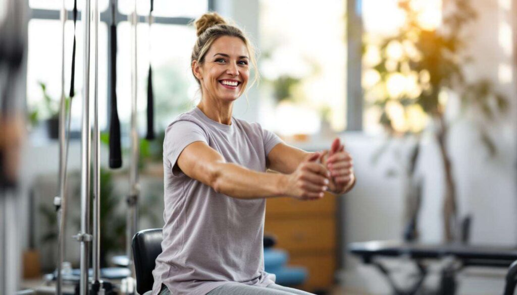 À 52 ans, cette séance de Pilates sur chaise a transformé ma posture et mon énergie