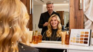 Le coiffeur David Lucas nous dit quel est le bon blond à adopter cet hiver