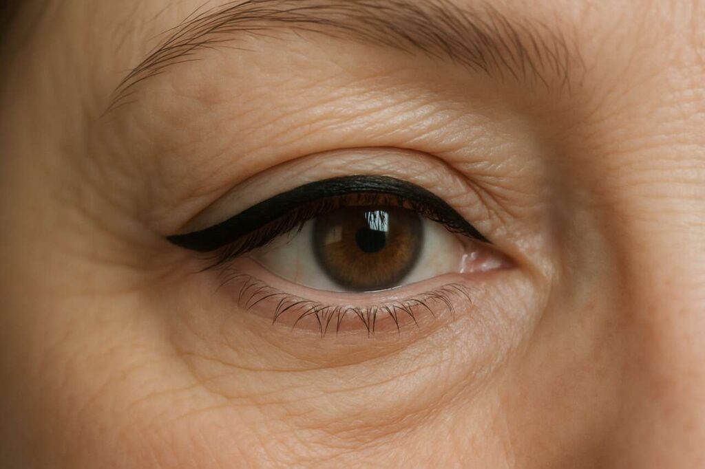 Paupières tombantes : cette façon d’appliquer son eyeliner rajeunit le regard de 10 ans selon une maquilleuse