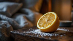 Un citron avec du sel sur la table de chevet : quels sont les bienfaits en hiver ?