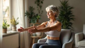 Pilates sur chaise après 50 ans : 3 exercices abdominaux efficaces