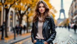 Pourquoi l'équation jean + veste en cuir va séduire toutes les Françaises en 2026