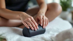 Jambes lourdes et cellulite : cette routine de 8 minutes avec un rouleau de massage relance la circulation, selon un phlébologue