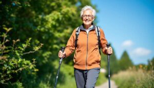Après 60 ans, ces 3 exercices de marche avec bâtons renforcent le dos mieux qu'une séance de musculation