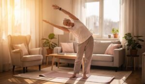 Stretching après 60 ans : ces 5 étirements du matin préviennent les douleurs articulaires mieux qu&rsquo;un anti-inflammatoire